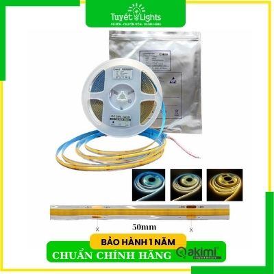 Led Dây COB Trong Nhà 24V Akimi New Trent 12W/m AKST320- 10M&nbsp;3000K / 4000K / 6500K | AKIMI (Cuộn 10m)